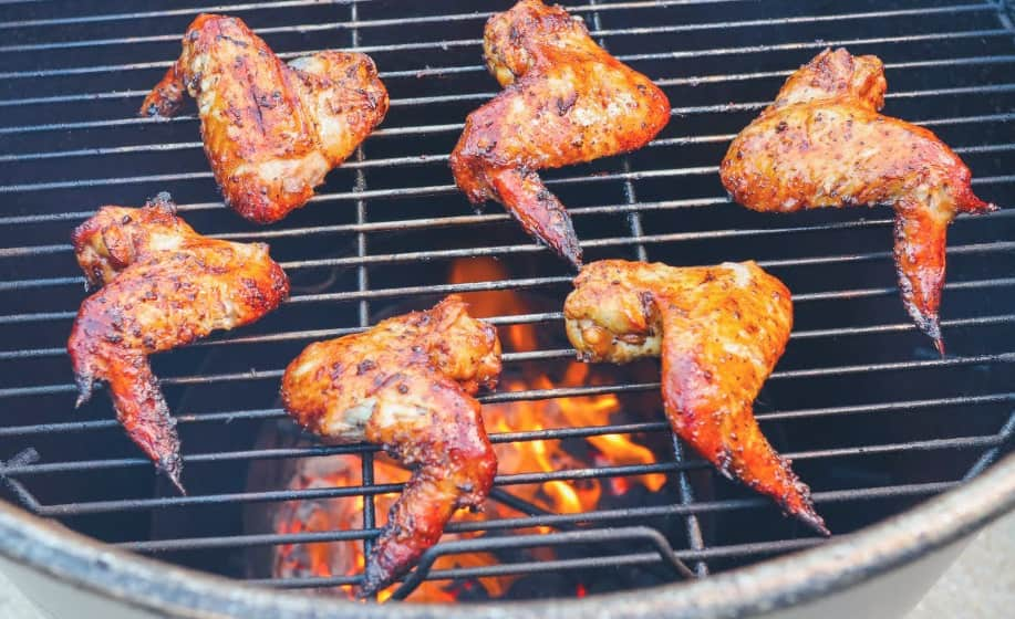 How to Smoke Frozen Chicken Wings on a Charcoal Grill