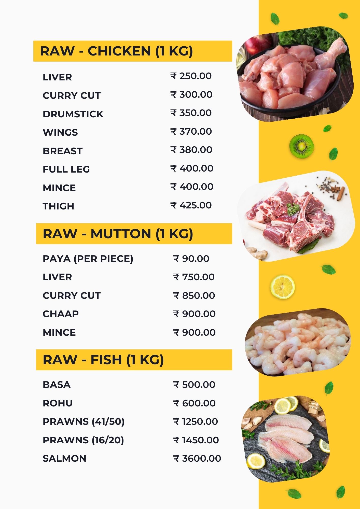 MEAT ON ICE OUTLET MENU PAGE 7